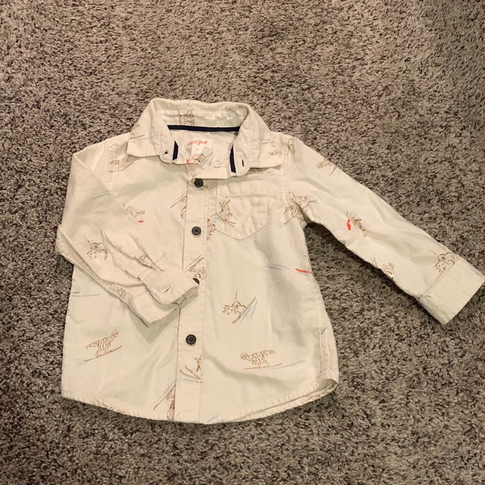 Cat & Jack Button Down Shirt 2T